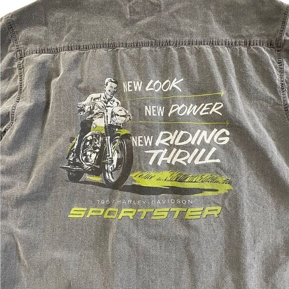 HARLEY DAVIDSON Limited Edition Nostalgia Series Sportster Shirt Size XXL - Picture 5 of 6